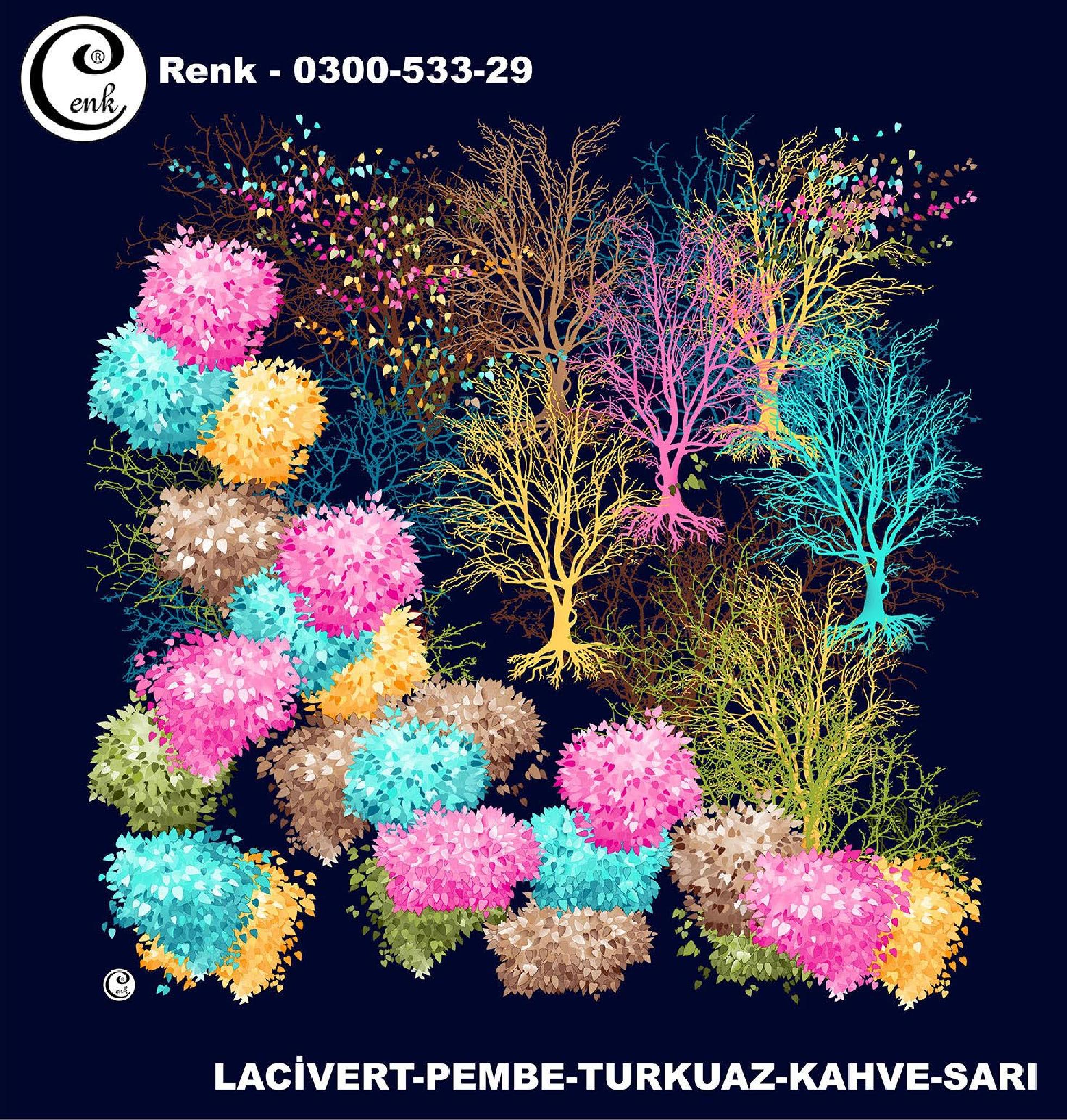 Cenk Desenli Yazma 533 - 533-29