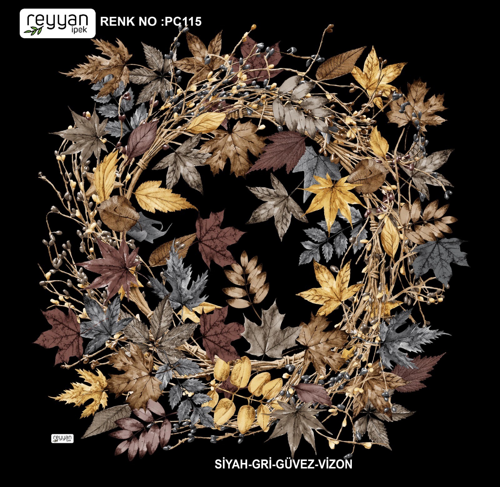 Reyyan Desenli Yazma *77 - Renk No : PC115