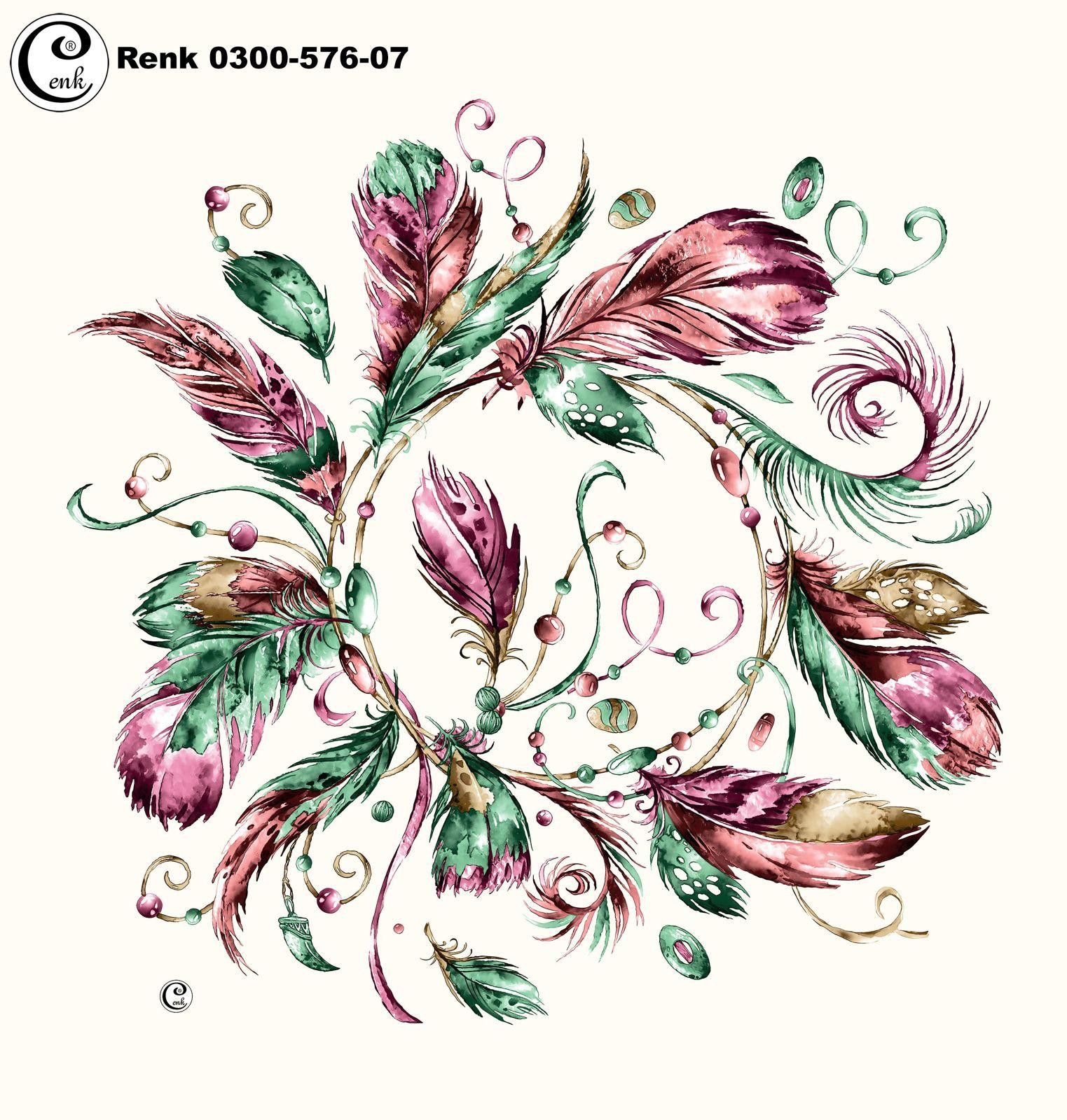 Cenk Desenli Yazma 576 - Renk No: 07