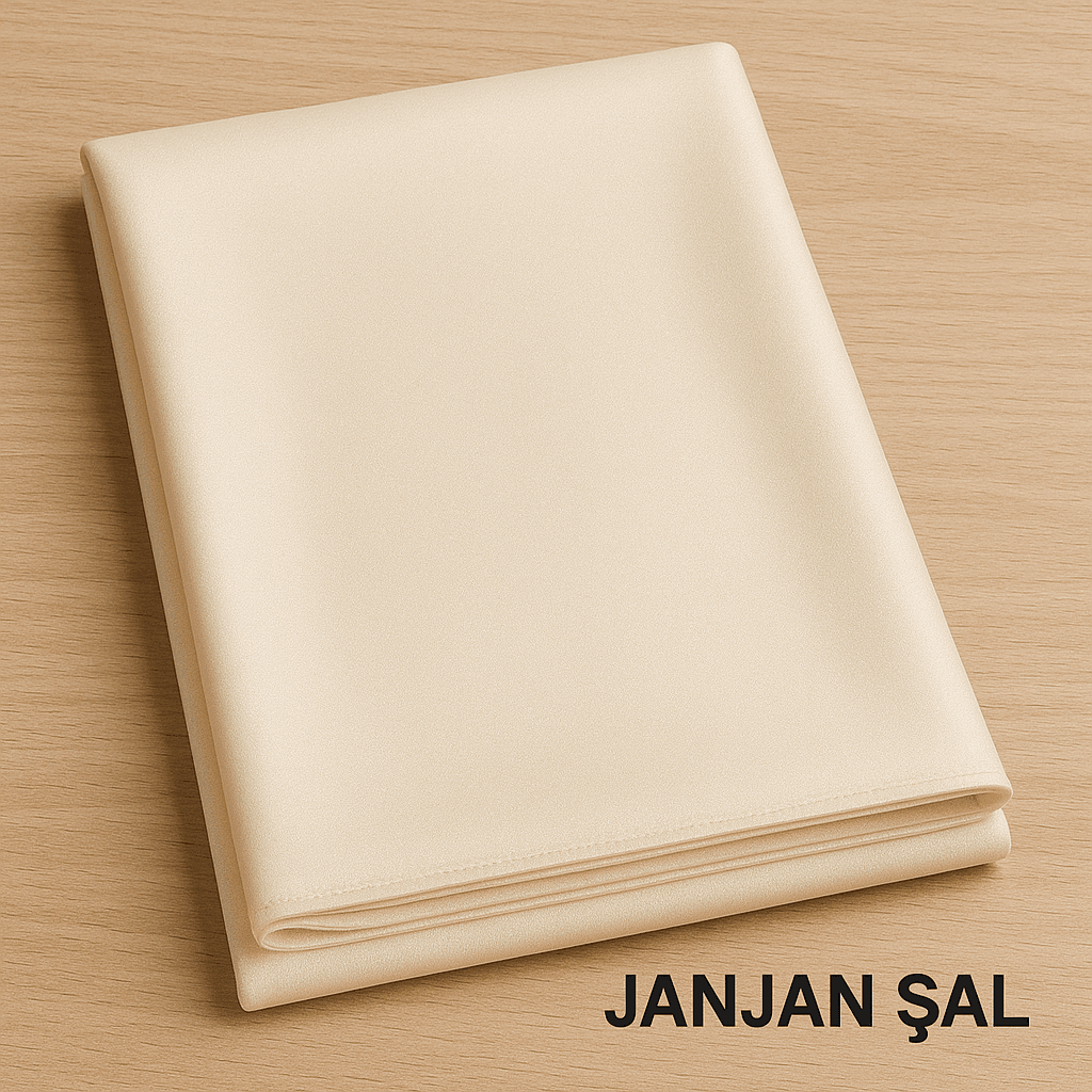 Eyfel Jan Jan Şal - Krem