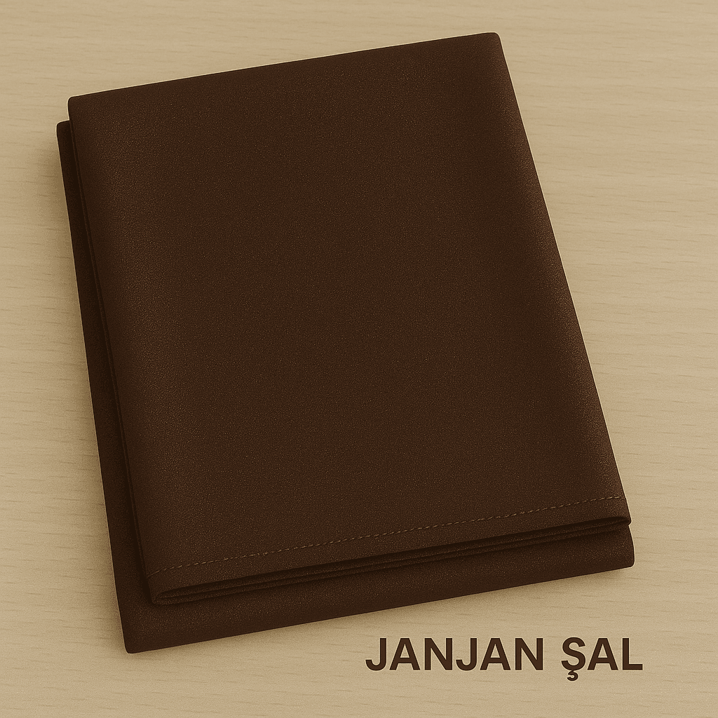 Eyfel Jan Jan Şal - Kahve