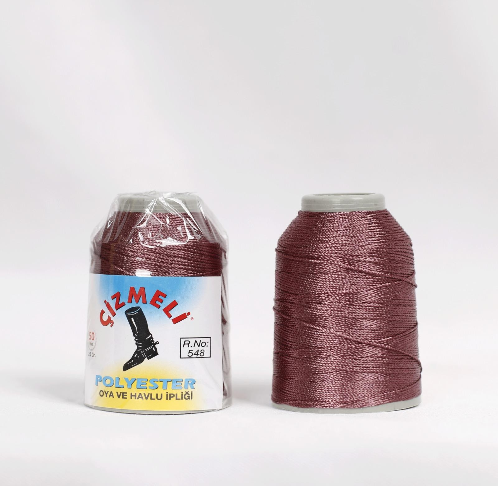 Çizmeli 20 Gram Oya İpi ( Reyyan Düz Yazma ) - 548 - R/93 Güvez Açık