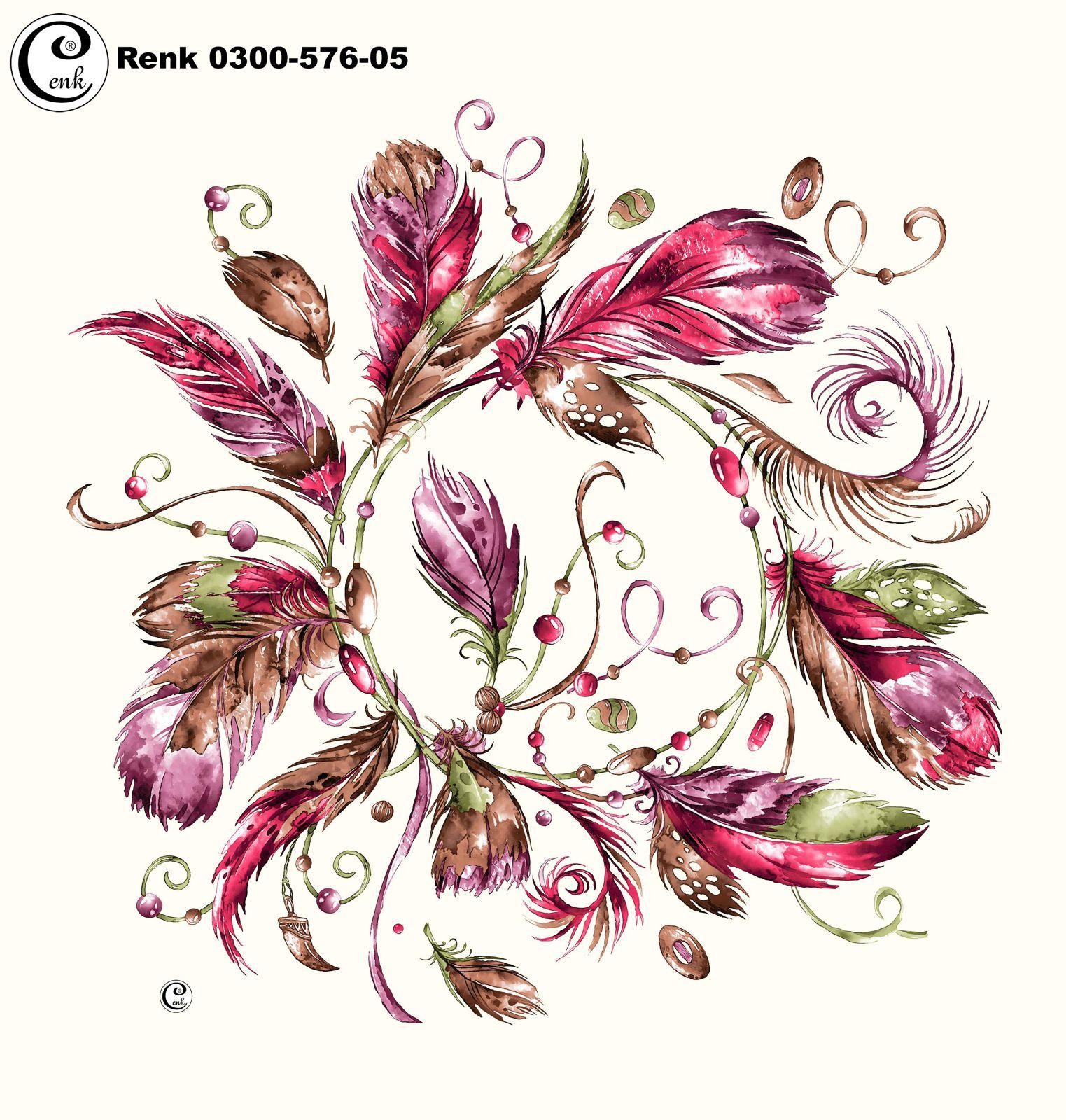 Cenk Desenli Yazma 576 - Renk No: 05