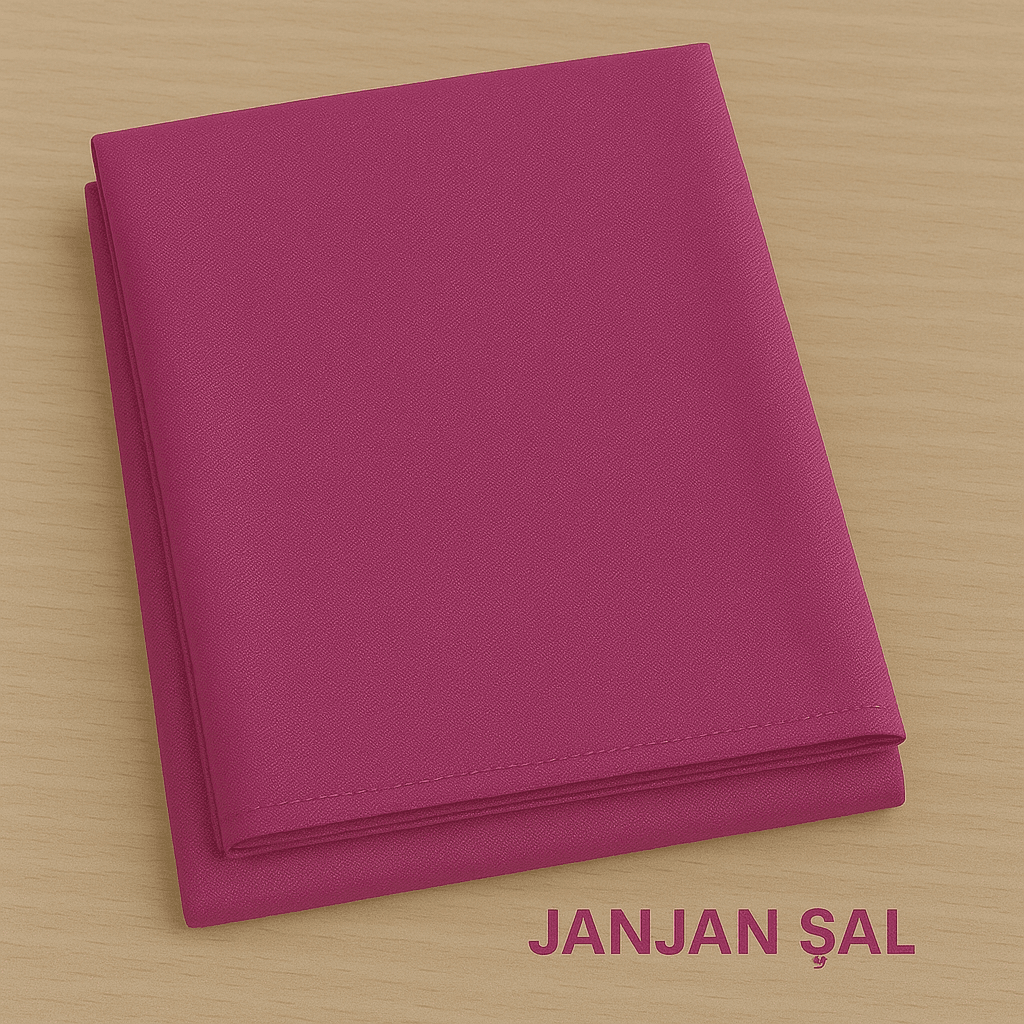 Eyfel Jan Jan Şal - Fuşya