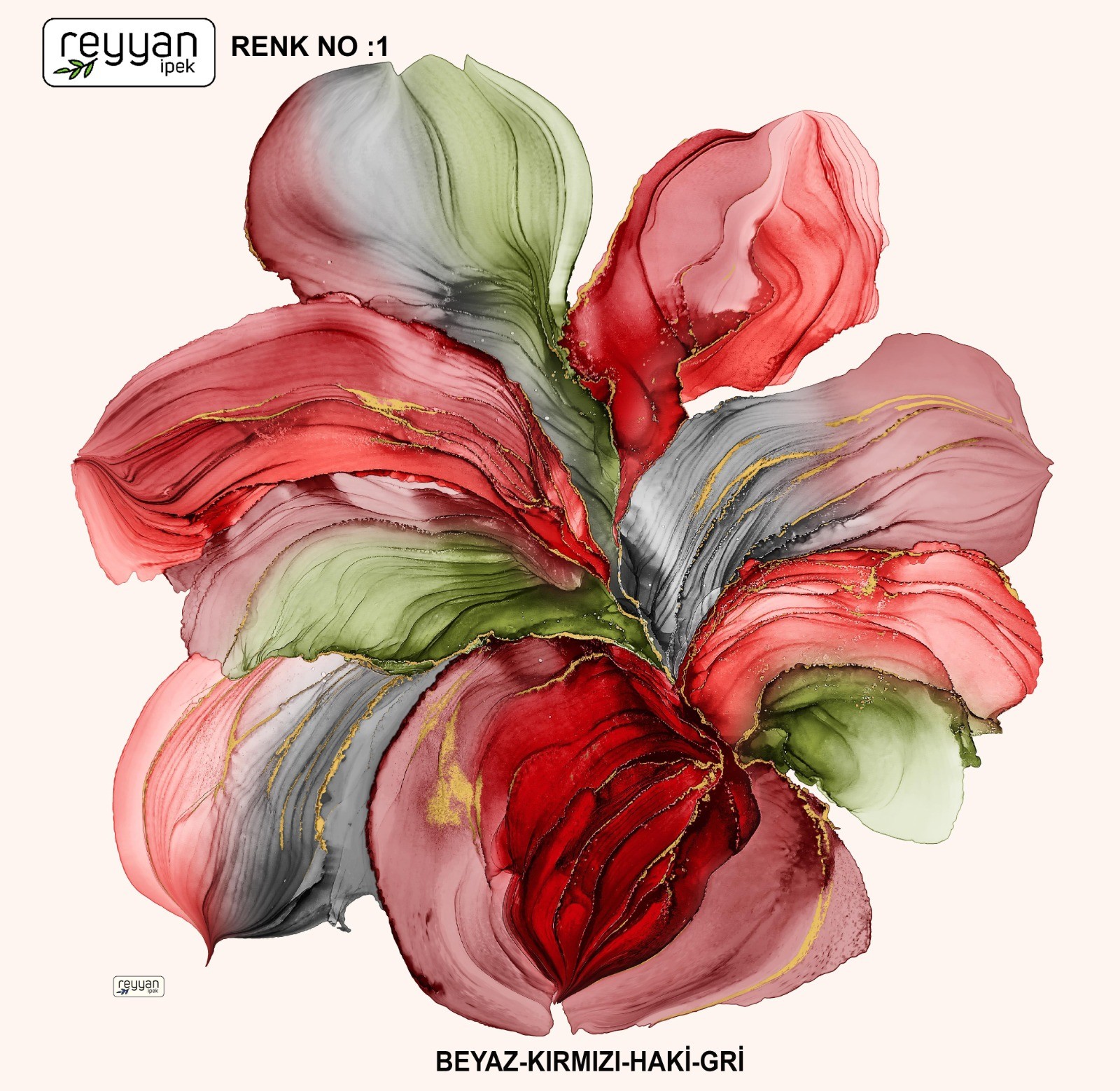 Reyyan Desenli Yazma *70 - Renk No: 1