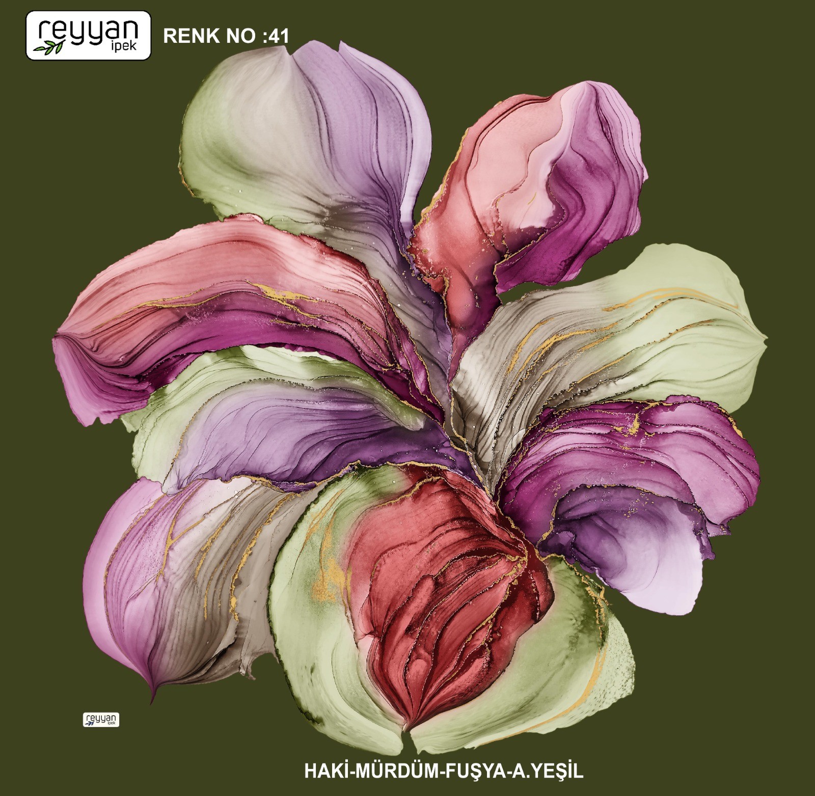 Reyyan Desenli Yazma *70 - Renk No: 41