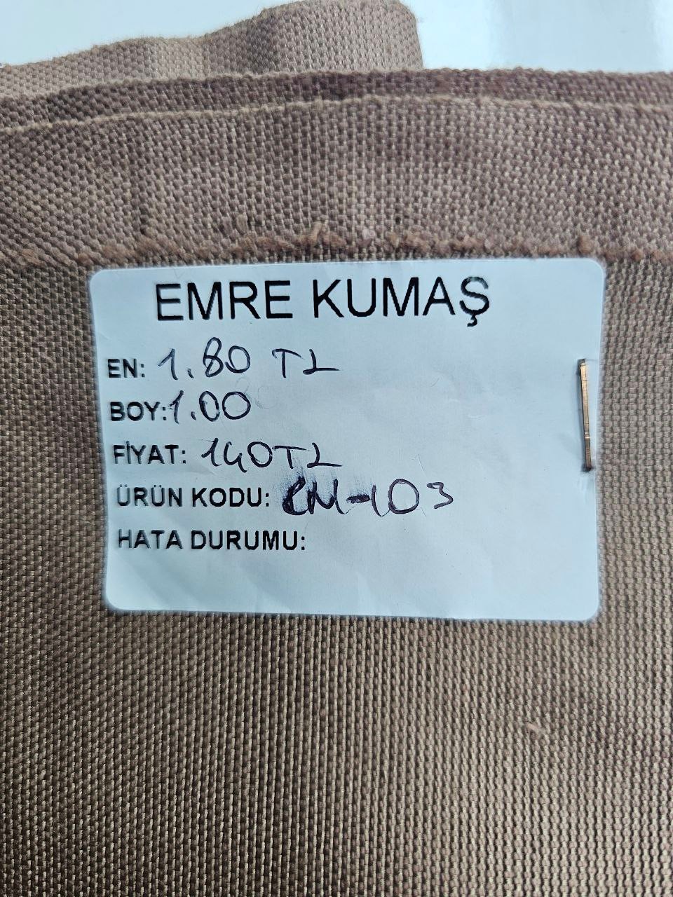 Düz Renk Duck Kumaş
