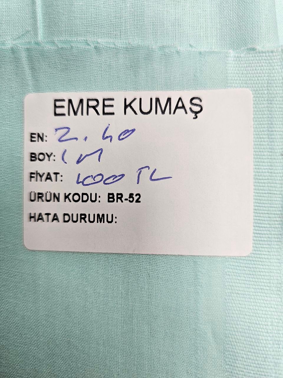 Düz Renk Nevresimlik Poplin Kumaş