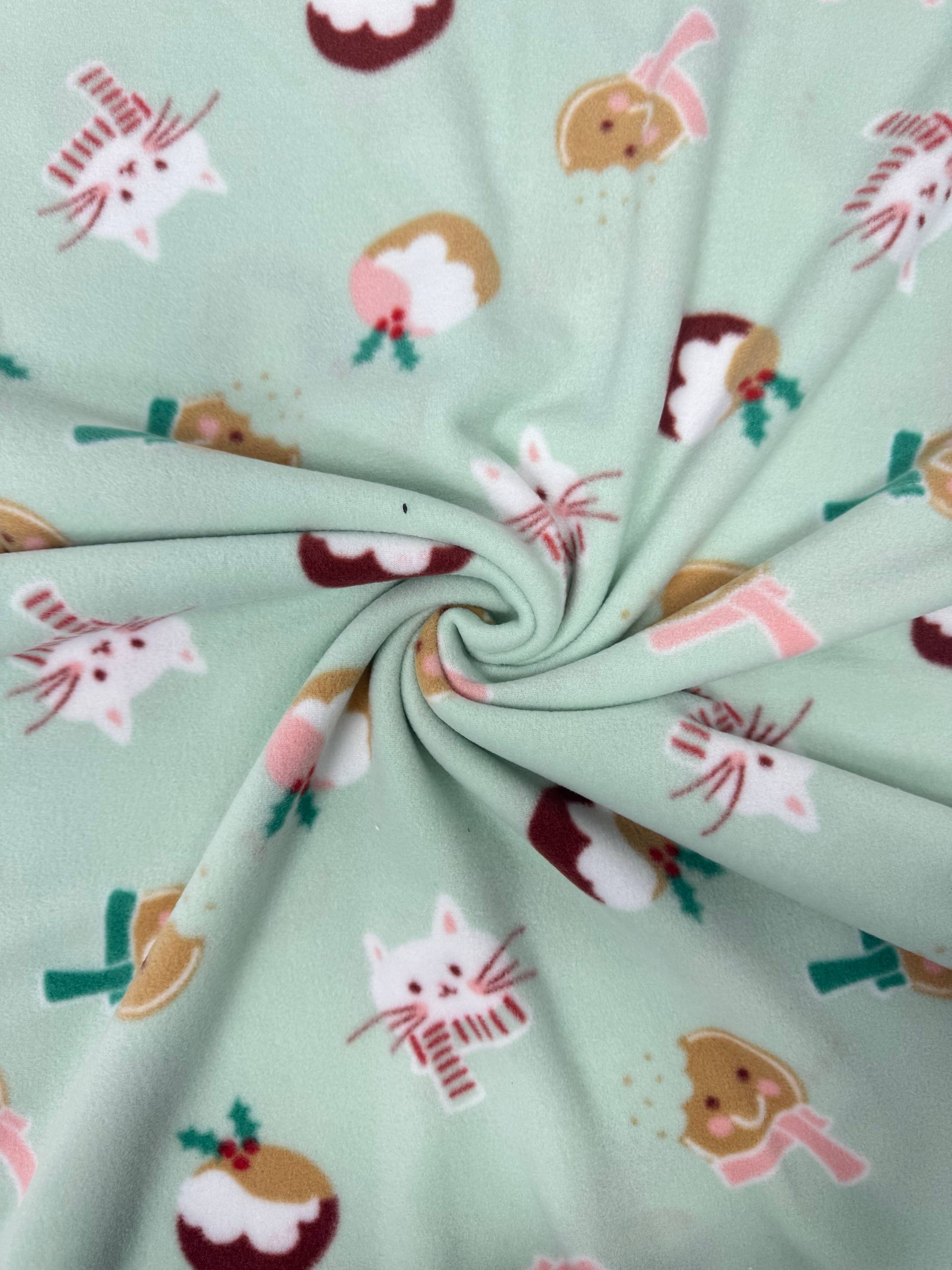 Patterned Polar Fleece Fabric