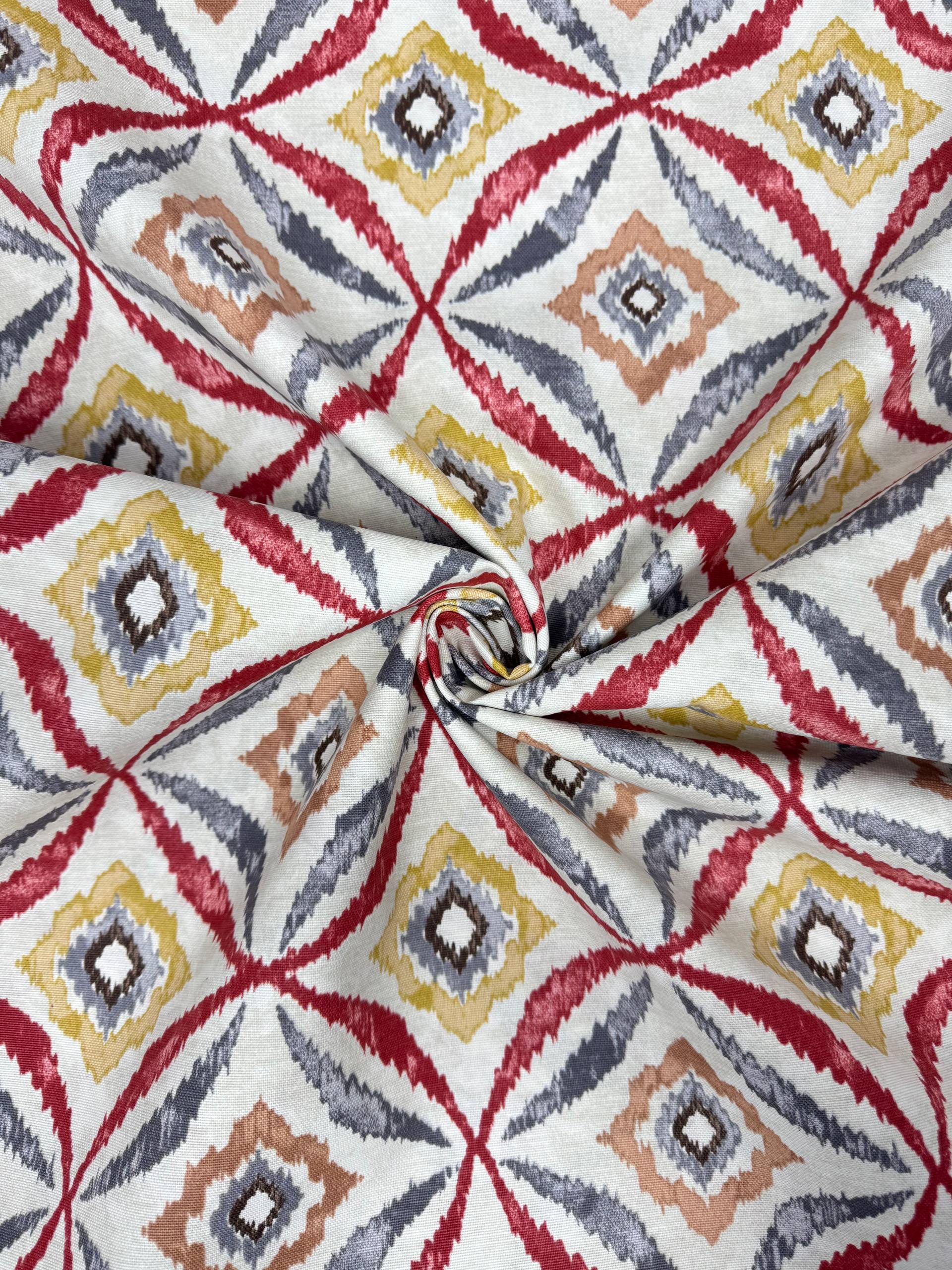 Black Checkered Duck Fabric - Duck Cloth
