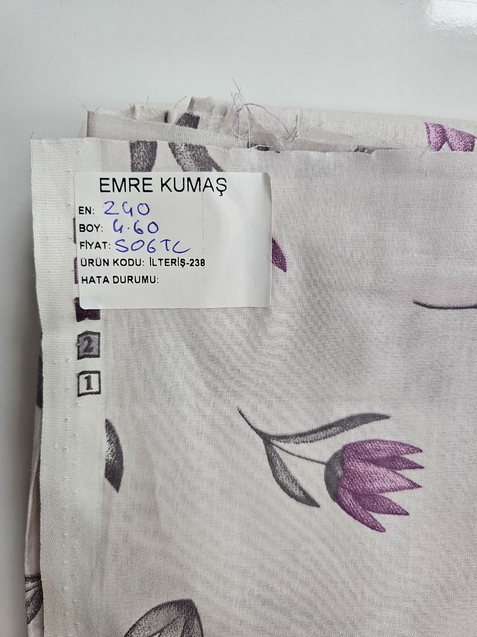 Desenli Nevresimlik Poplin Kumaş 