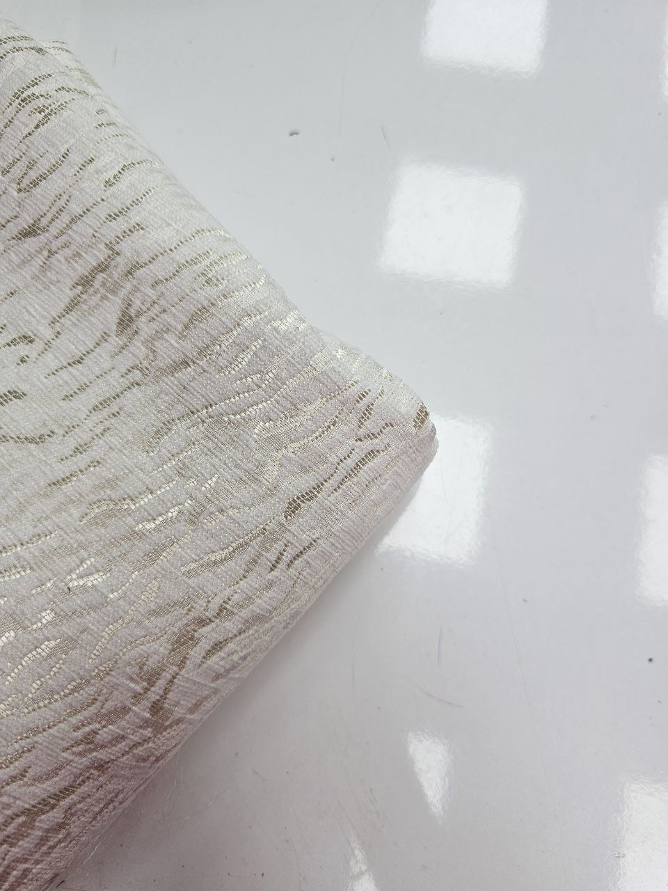 Desenli Şönil Pike Kumaş