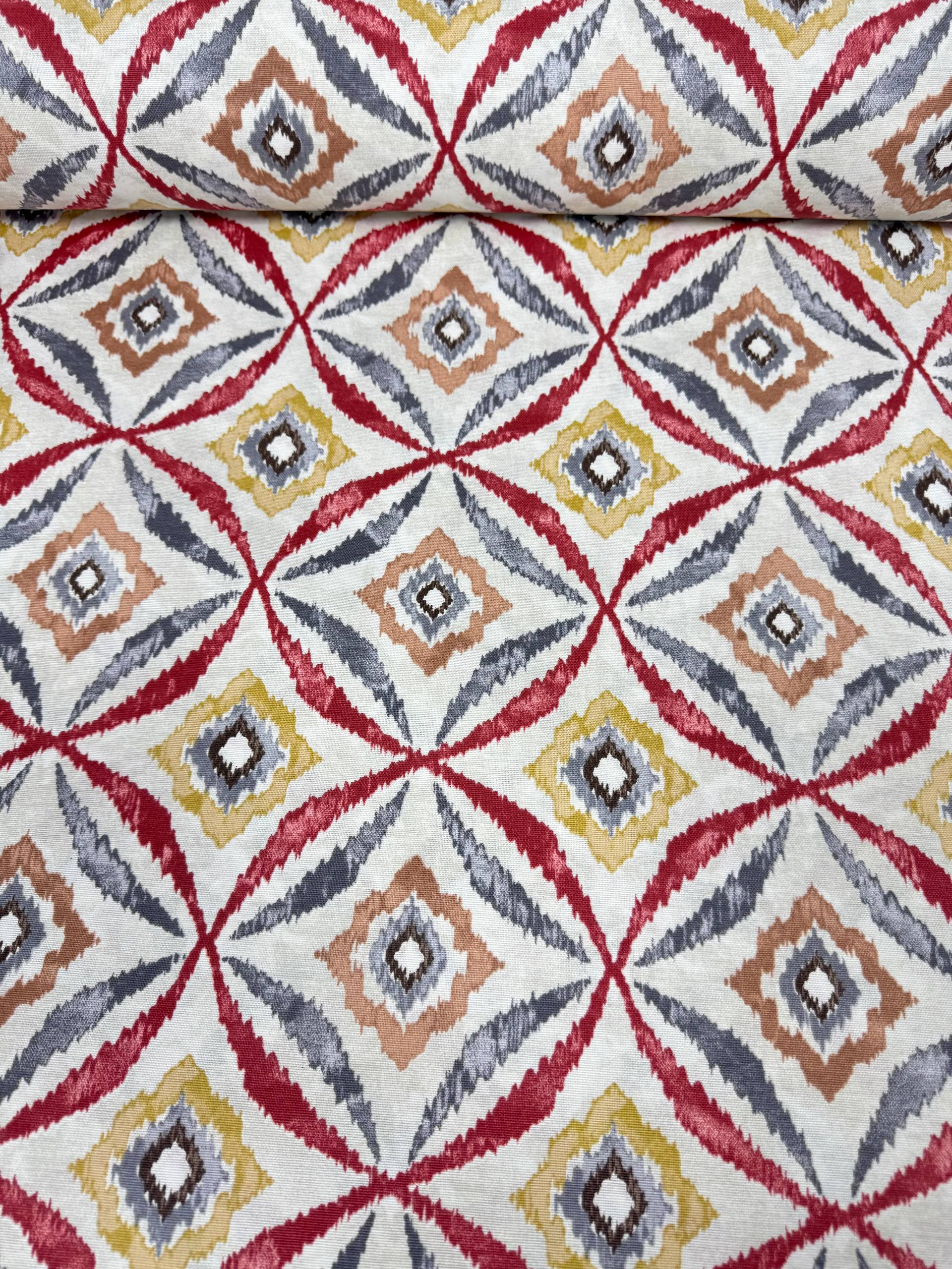 Black Checkered Duck Fabric - Duck Cloth