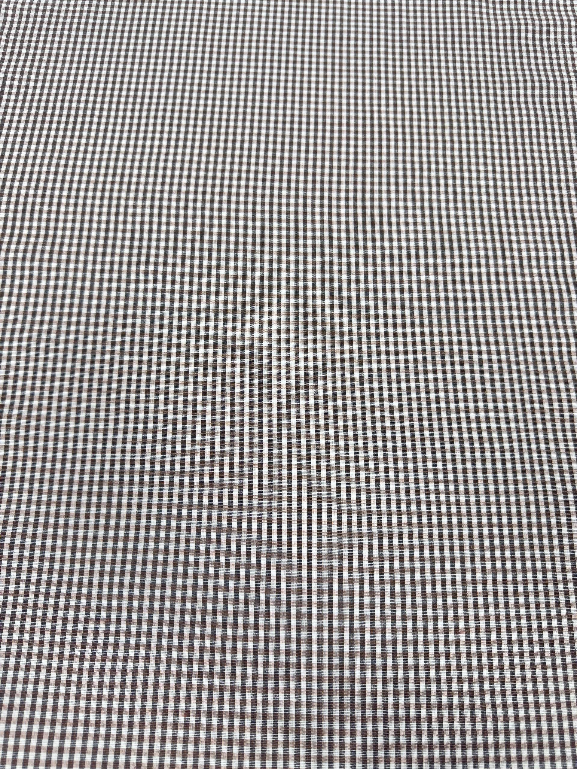 Yellow Gingham Zephyr Fabric