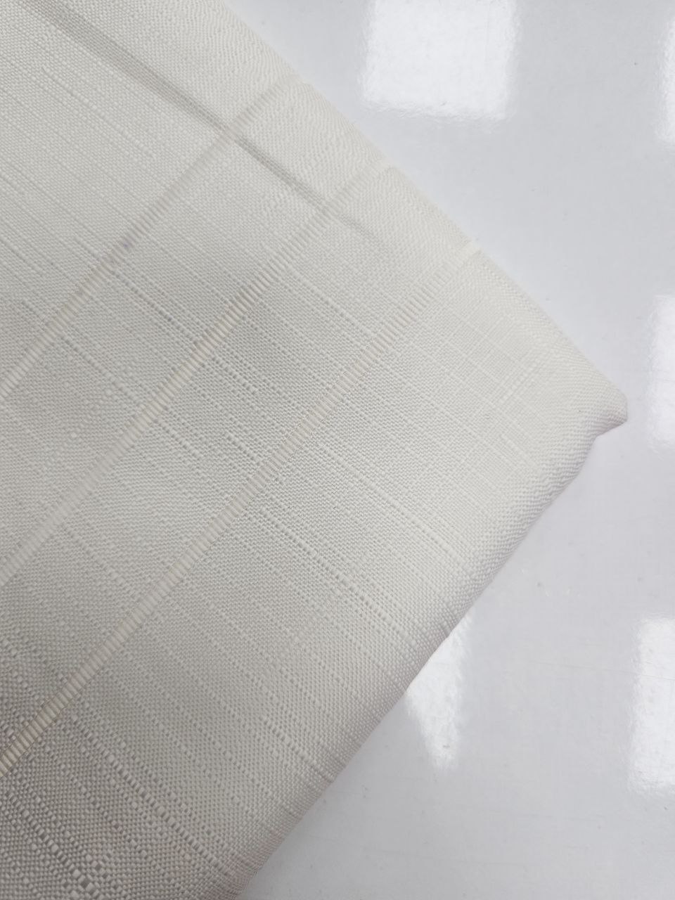 Ekru Ajurlu İsveç Keteni Kumaş