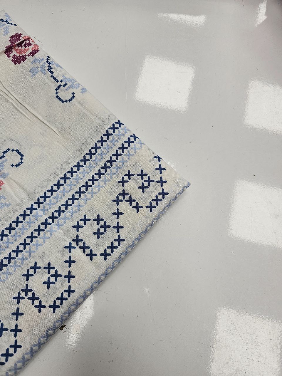 Desenli Nevresimlik Poplin Kumaş