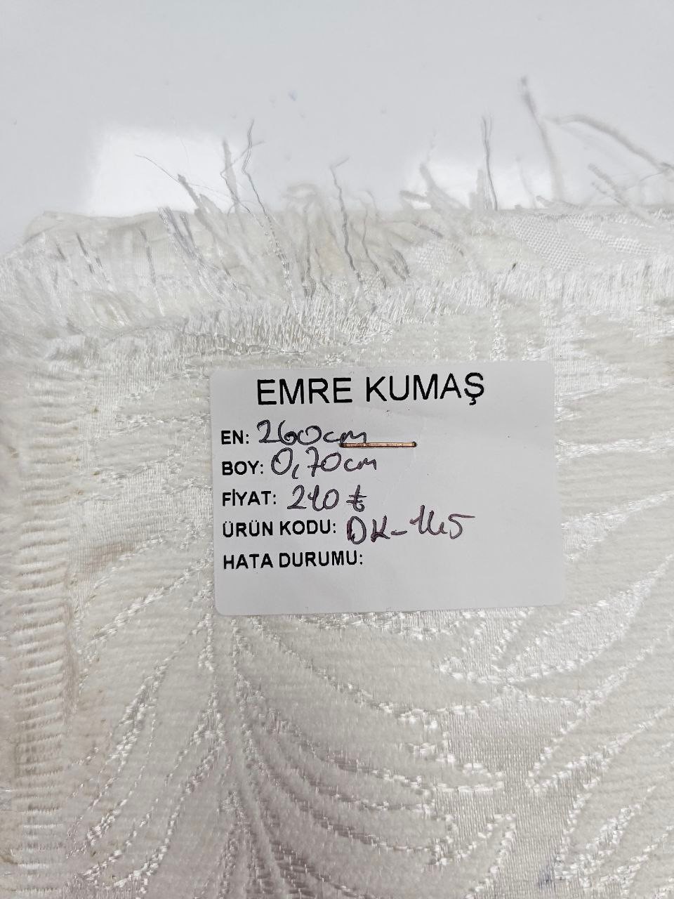 Tüy Desen Şönil Pike Kumaşı