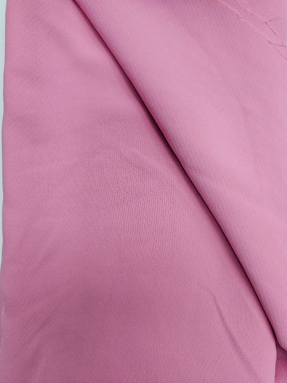 Pembe Renk Giyimlik Krep Kumaş