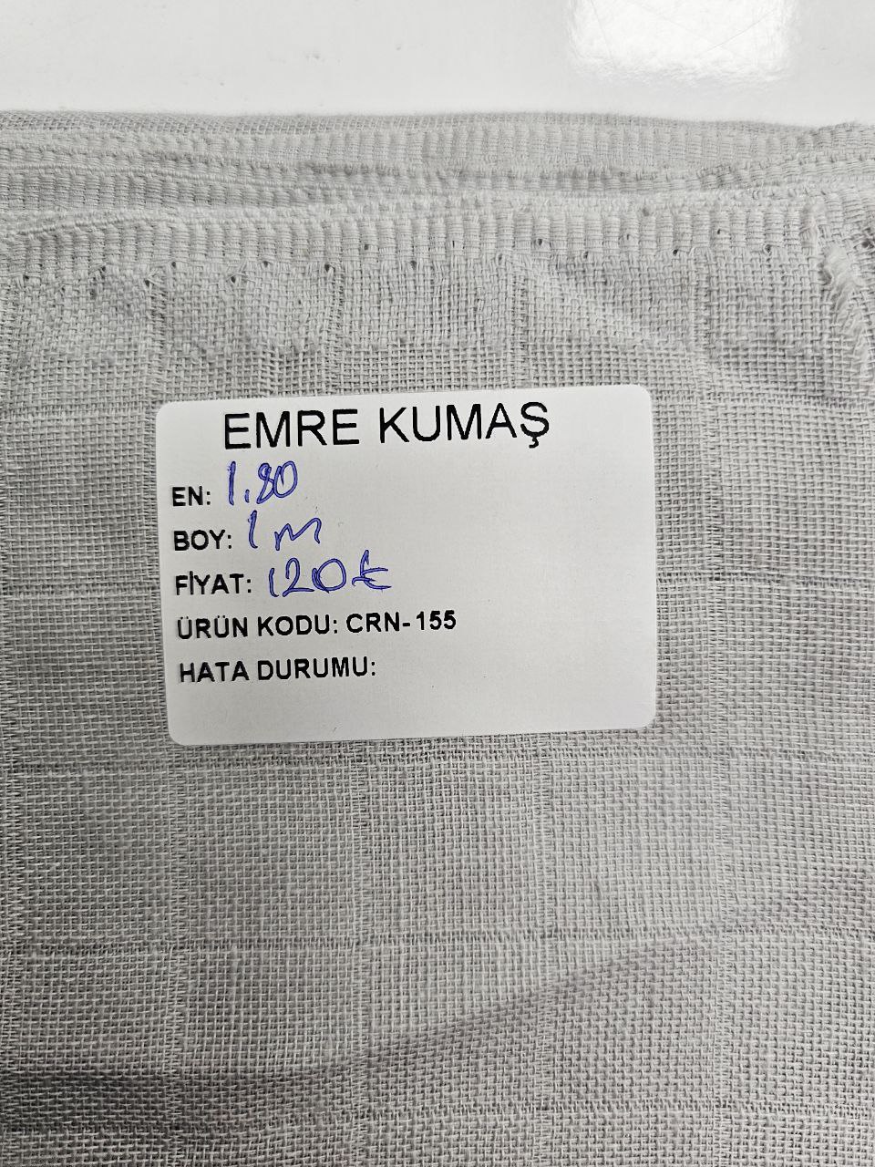 Düz Renk Müslin Kumaş