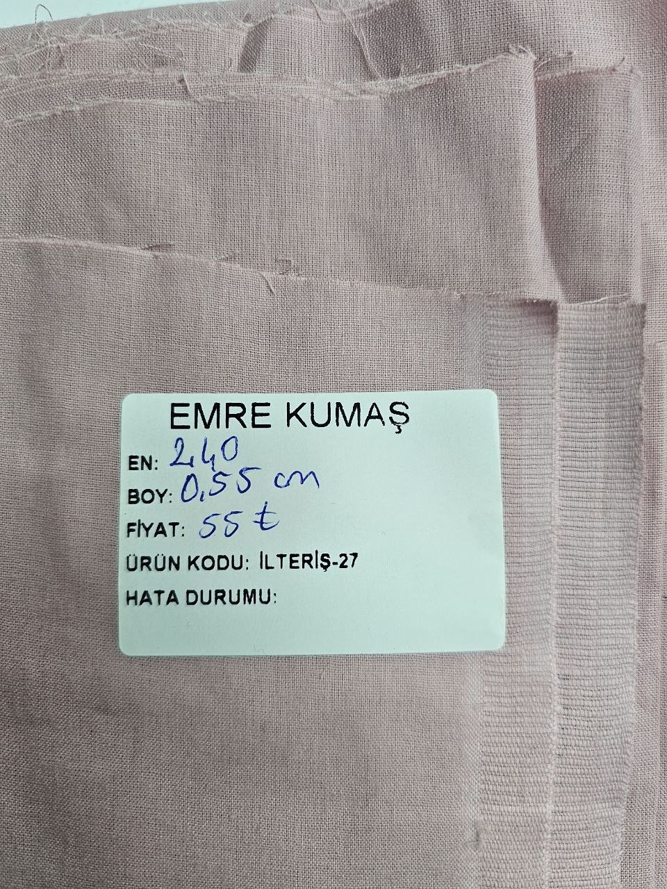 Düz Renk Nevresimlik Poplin Kumaş