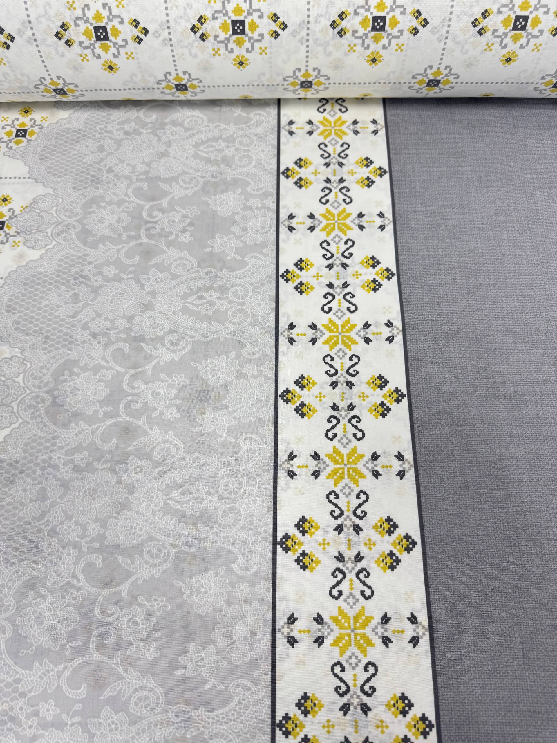 Premier Lotus Flower Pattern 100% Cotton Poplin Duvet Cover Fabric