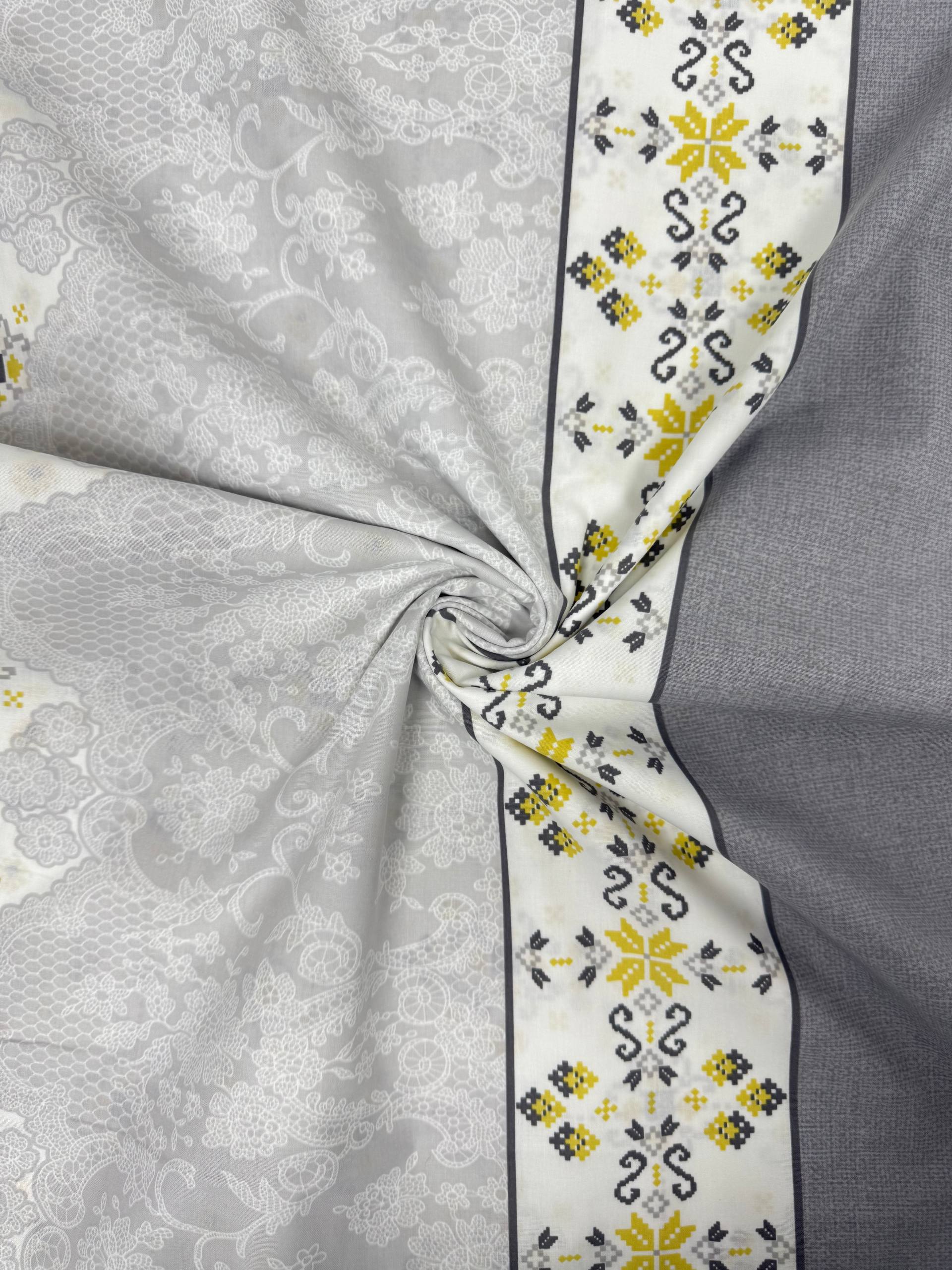 Premier Lotus Flower Pattern 100% Cotton Poplin Duvet Cover Fabric
