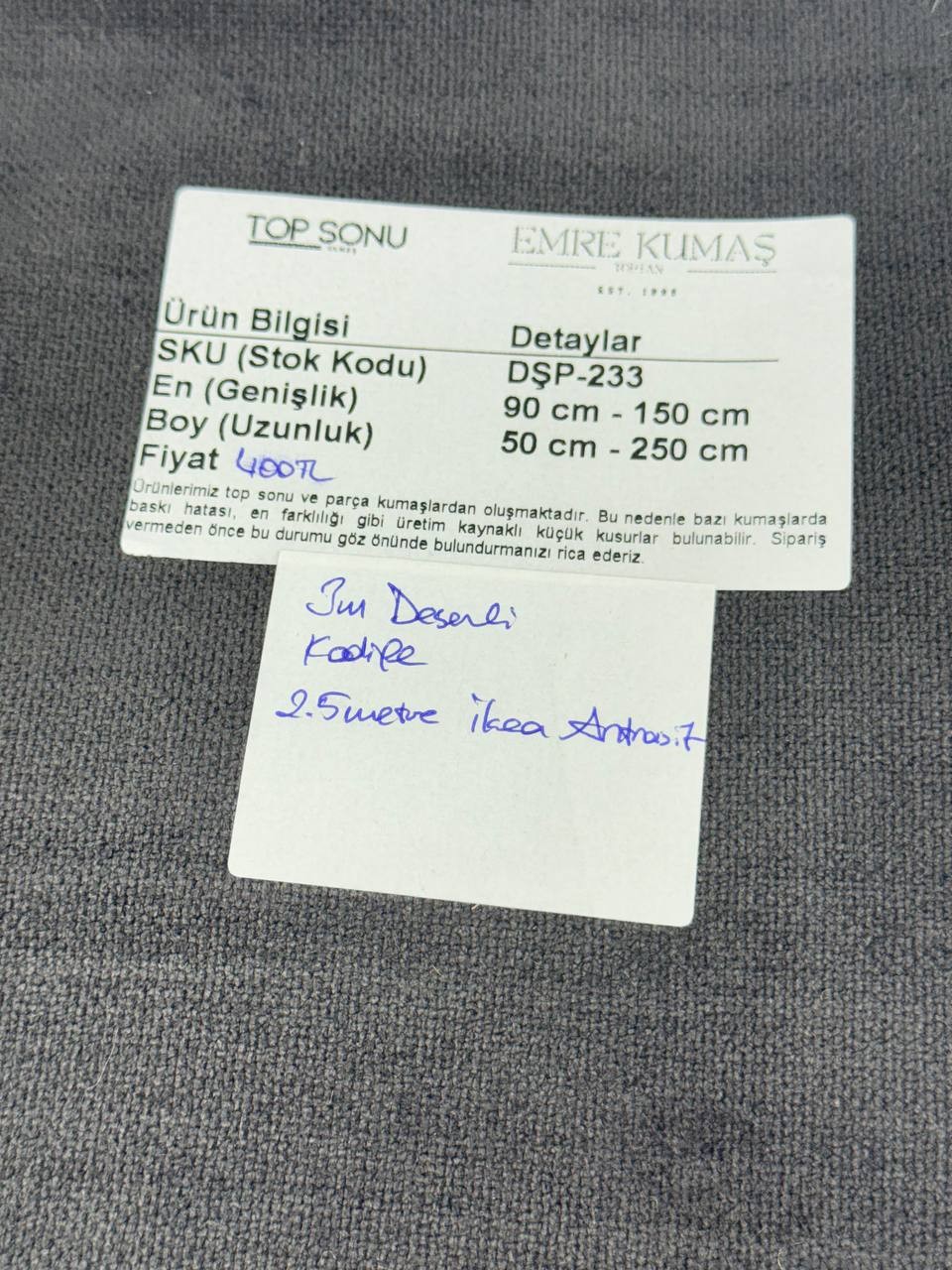 Kadife - Keten Döşemelik Kumaş - Döşemelik Paket Kumaş