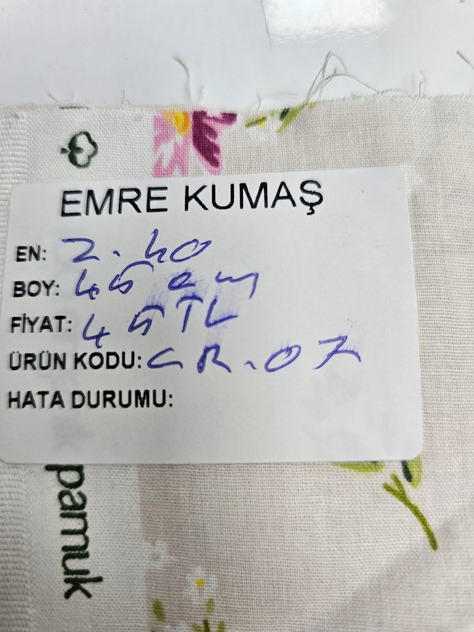 Mini Çiçekeler Desenli Nevresimlik Poplin Kumaş