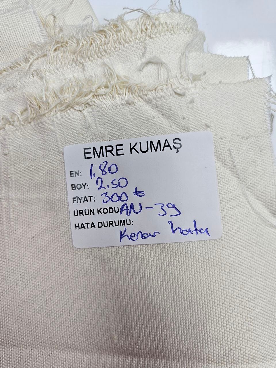 Açık Krem Rengi Duck Kumaş