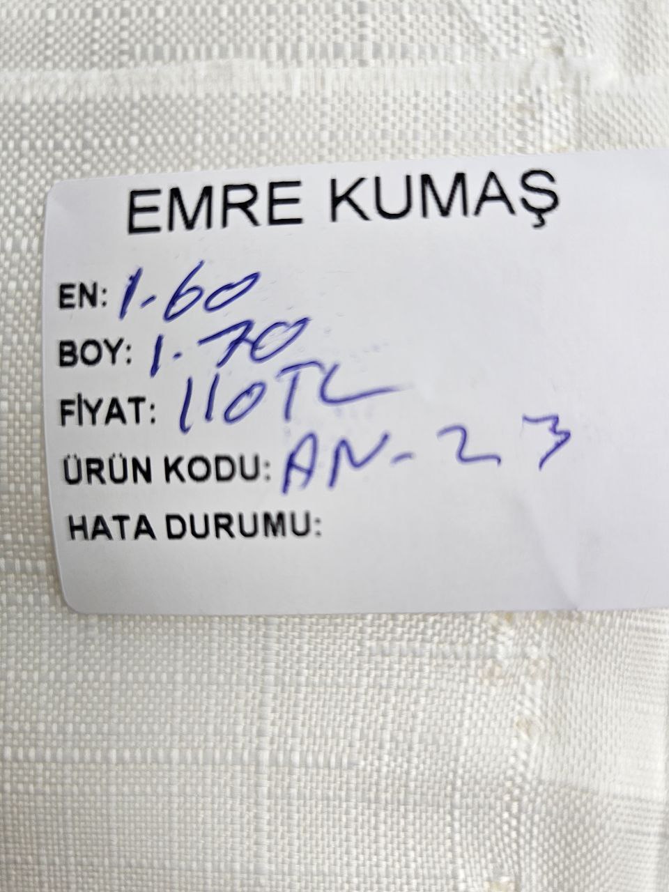 Ecru Openwork Swedish Linen Fabric