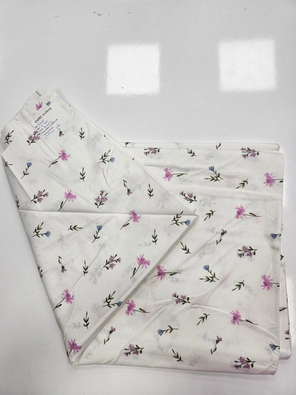 Desenli Nevresimlik Poplin Kumaş