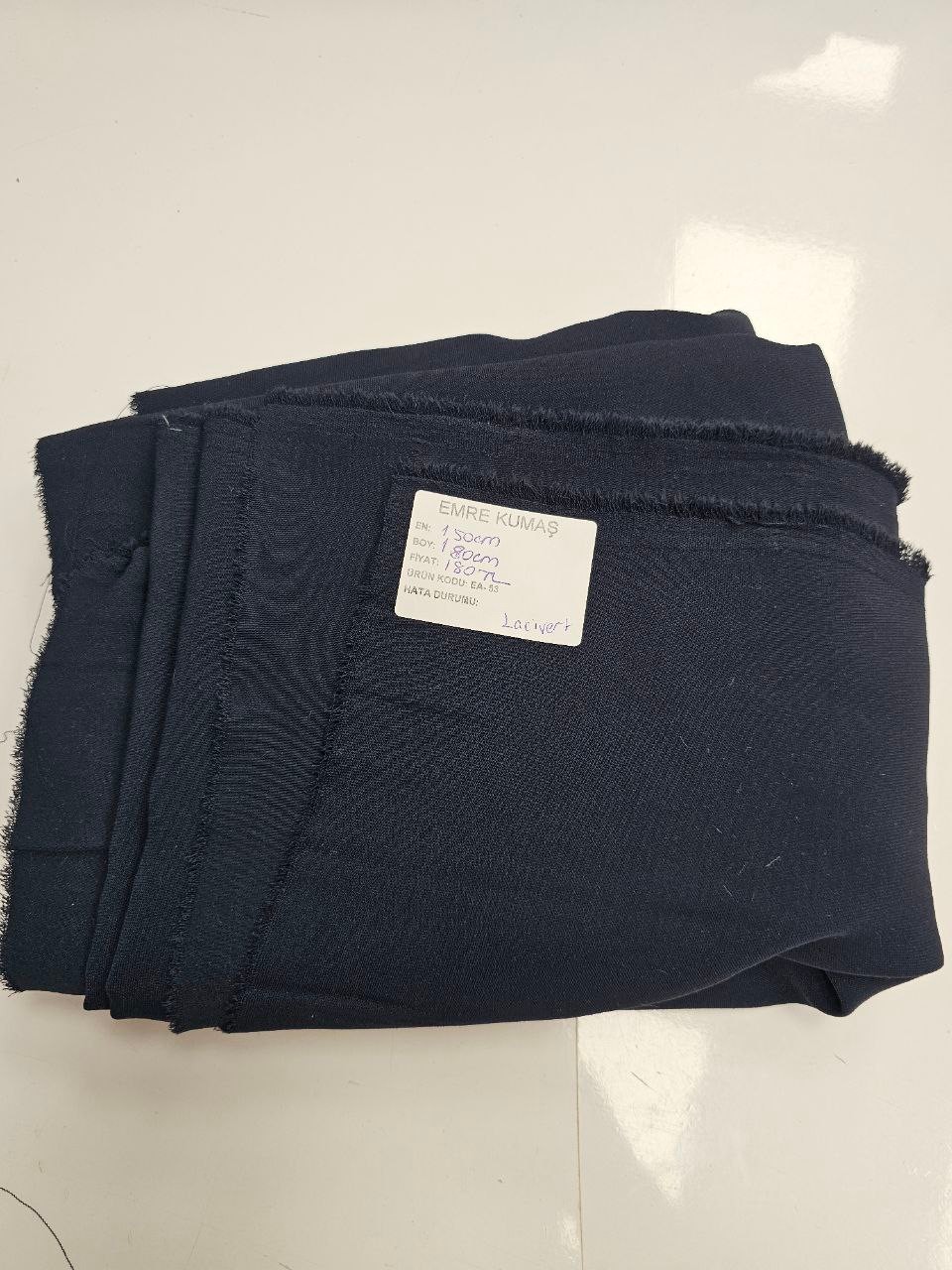 Navy Blue Color Crepe Fabric for Clothing