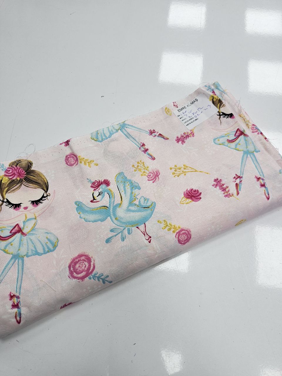 Desenli Nevresimlik Poplin Kumaş