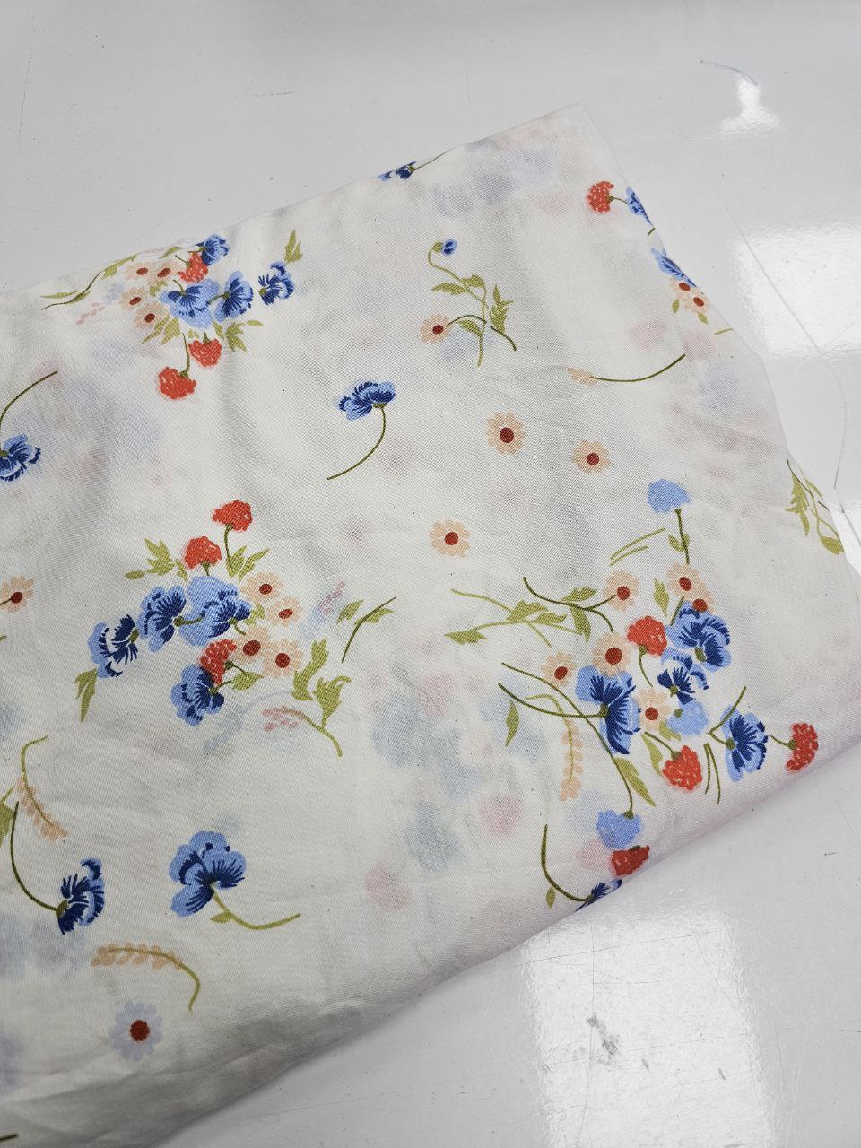 Desenli Nevresimlik Poplin Kumaş