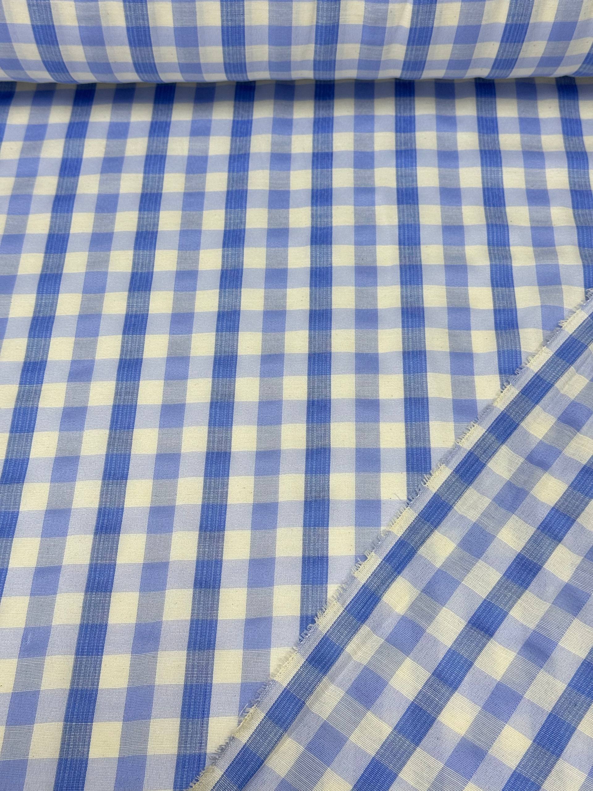 Yellow Gingham Zephyr Fabric