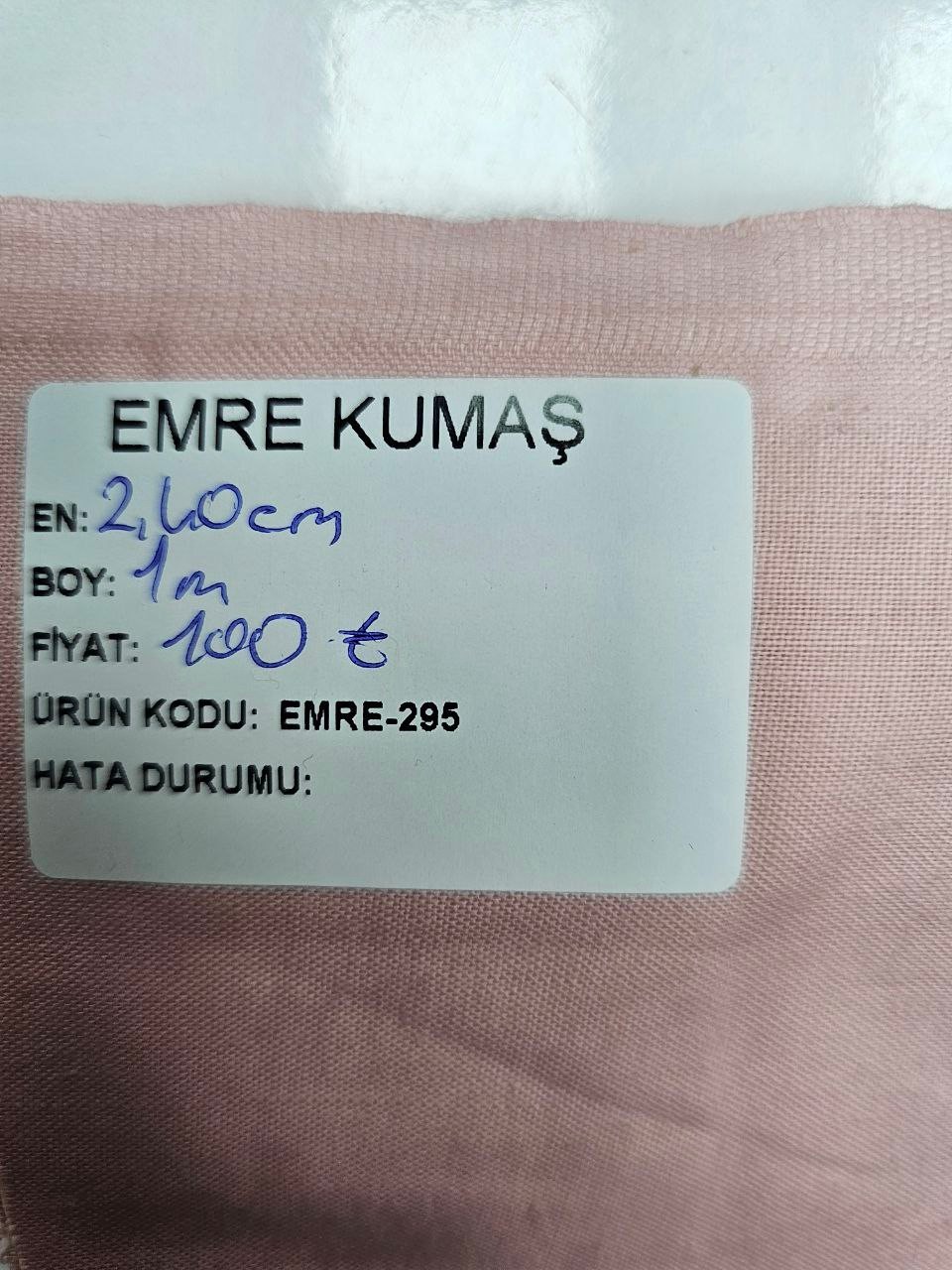 Düz Renk Nevresimlik Poplin Kumaş