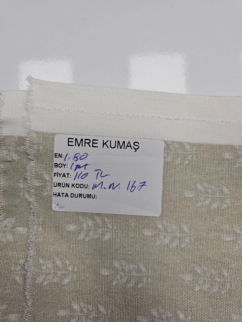 Buğday Başağı Desenli Duck Kumaş
