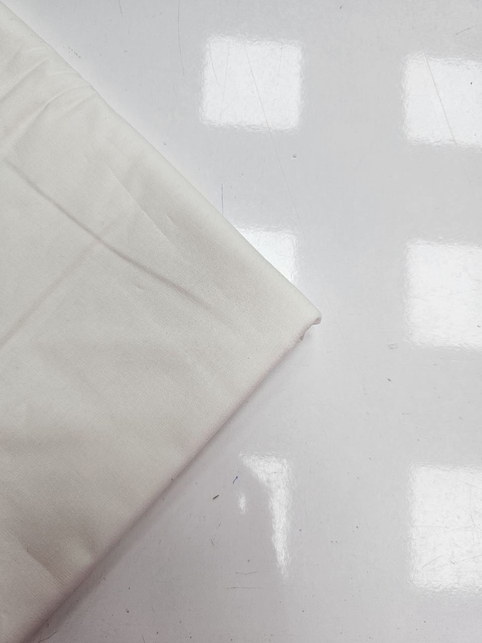 Ekru Renk Nevresimlik Poplin Kumaş