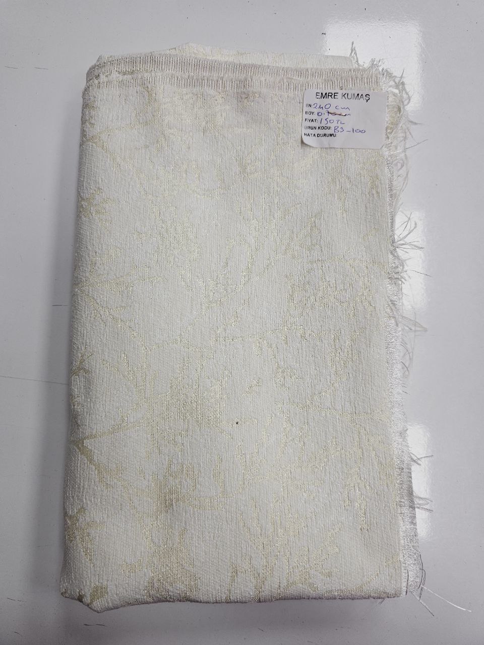 Hayat Ağacı Desenli Şönil Pike Kumaşı