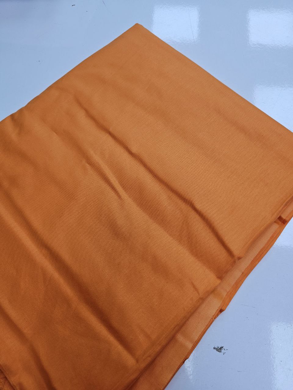 Turuncu Renk Nevresimlik Poplin Kumaş