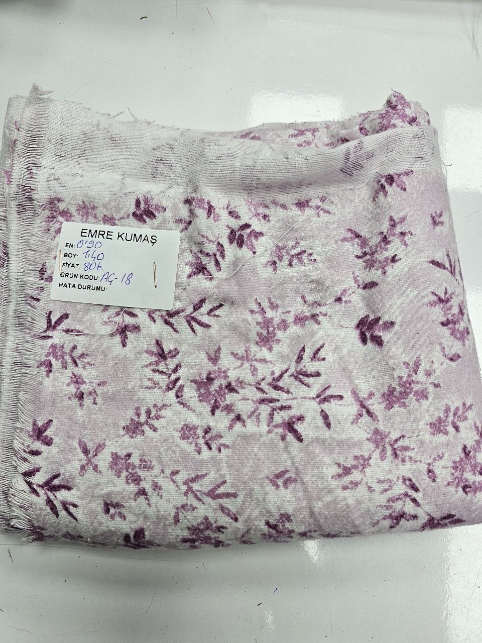 Desenli Pazen Kumaş