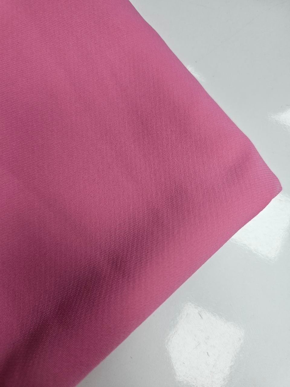 Pembe Renk Giyimlik Krep Kumaş