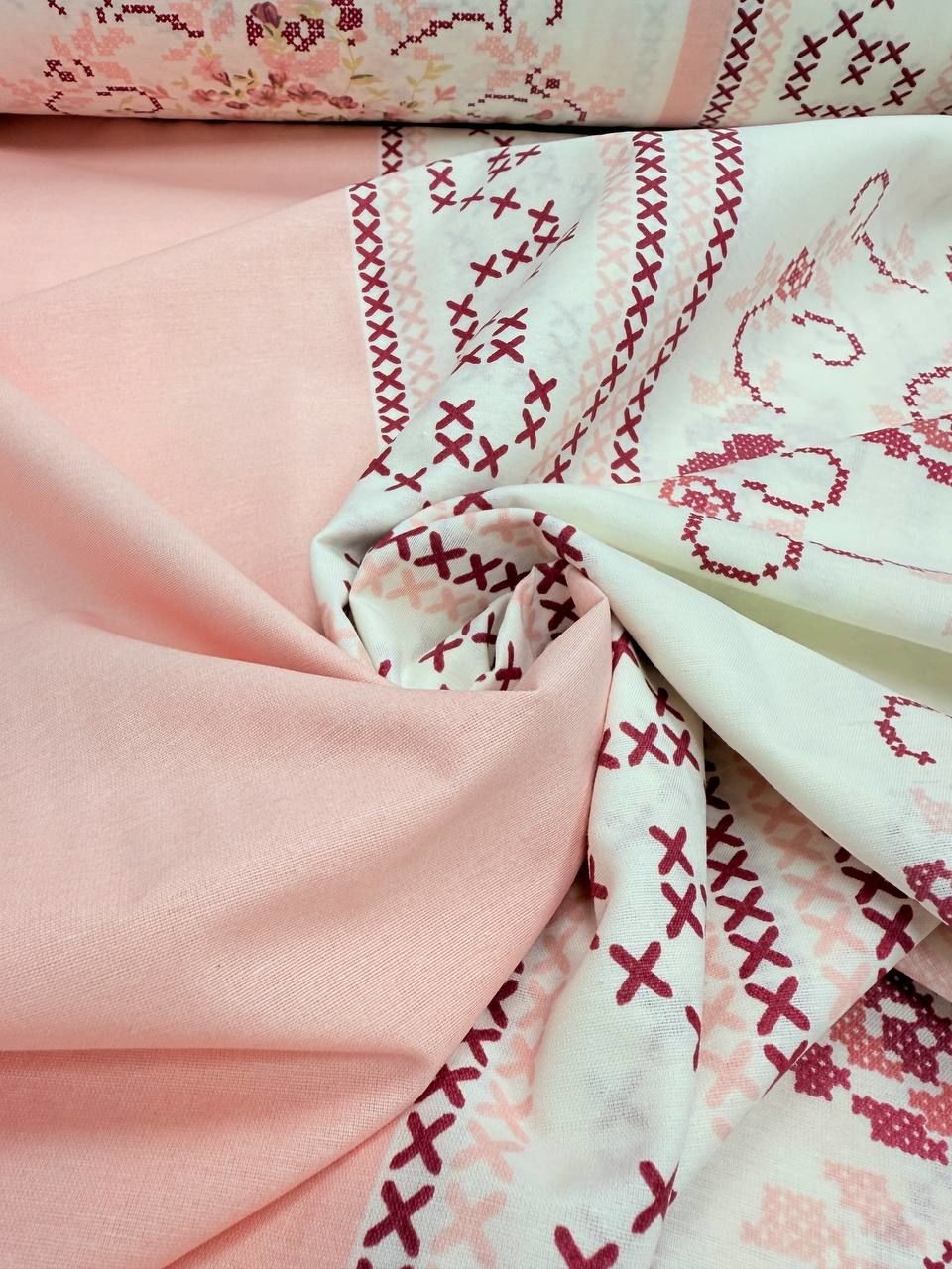 Pierre Cardin Desenli Nevresimlik Poplin Kumaş