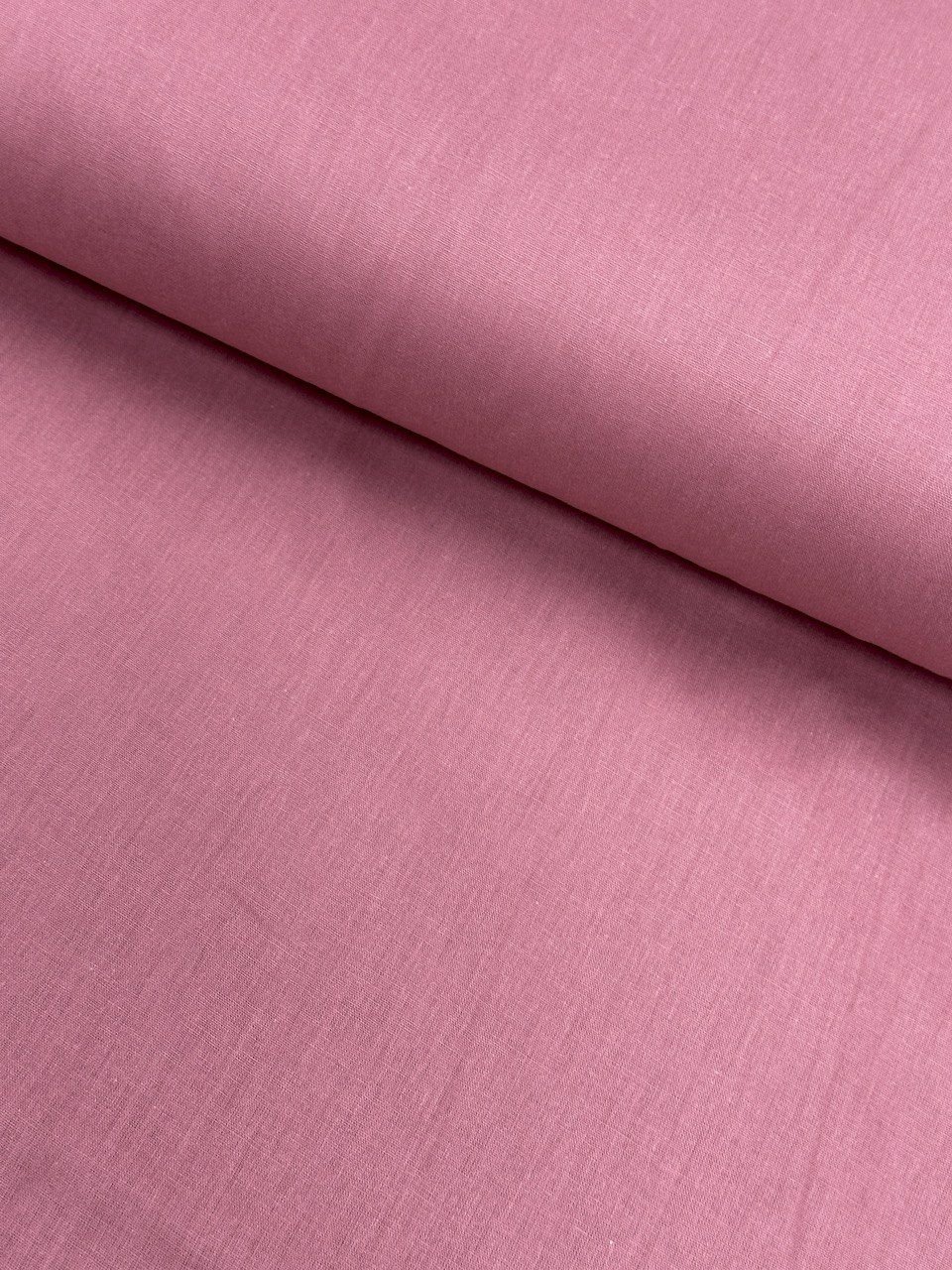 Koyu Gül Kurusu Nevresimlik Organik Poplin Kumaş