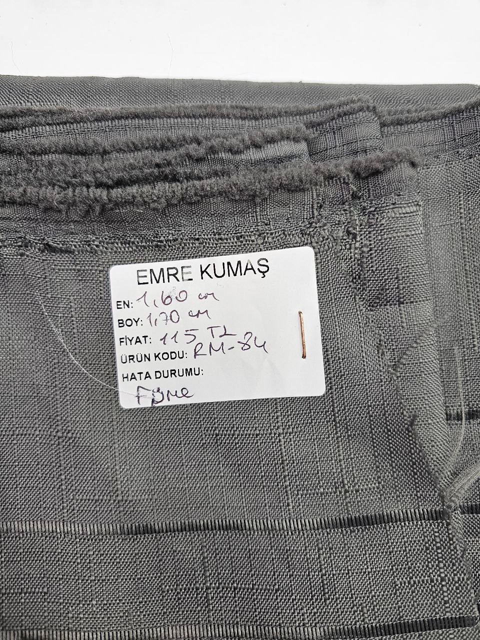 Füme Ajurlu İsveç Keteni Kumaş