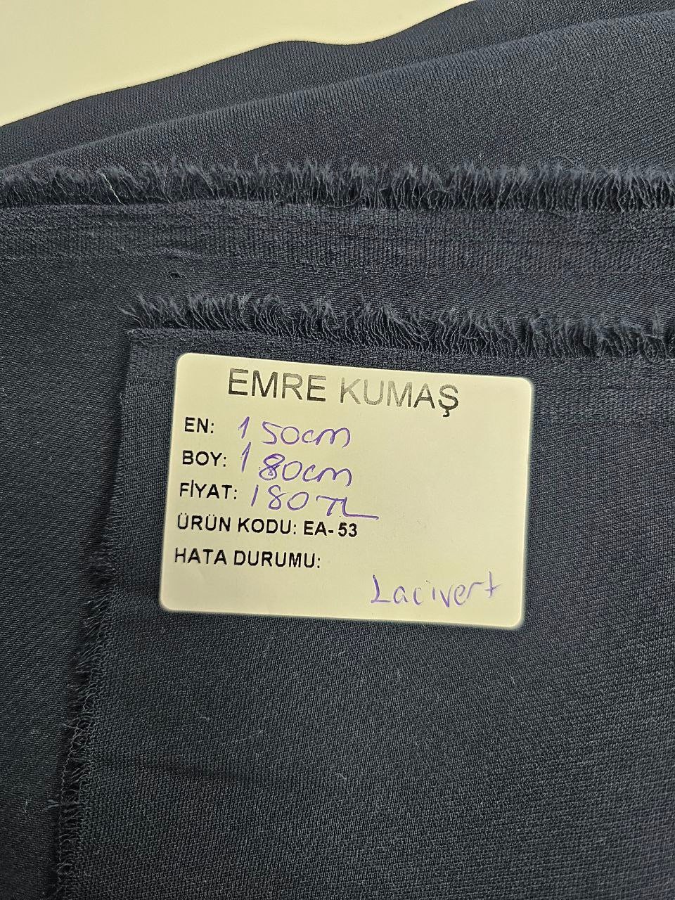 Navy Blue Color Crepe Fabric for Clothing