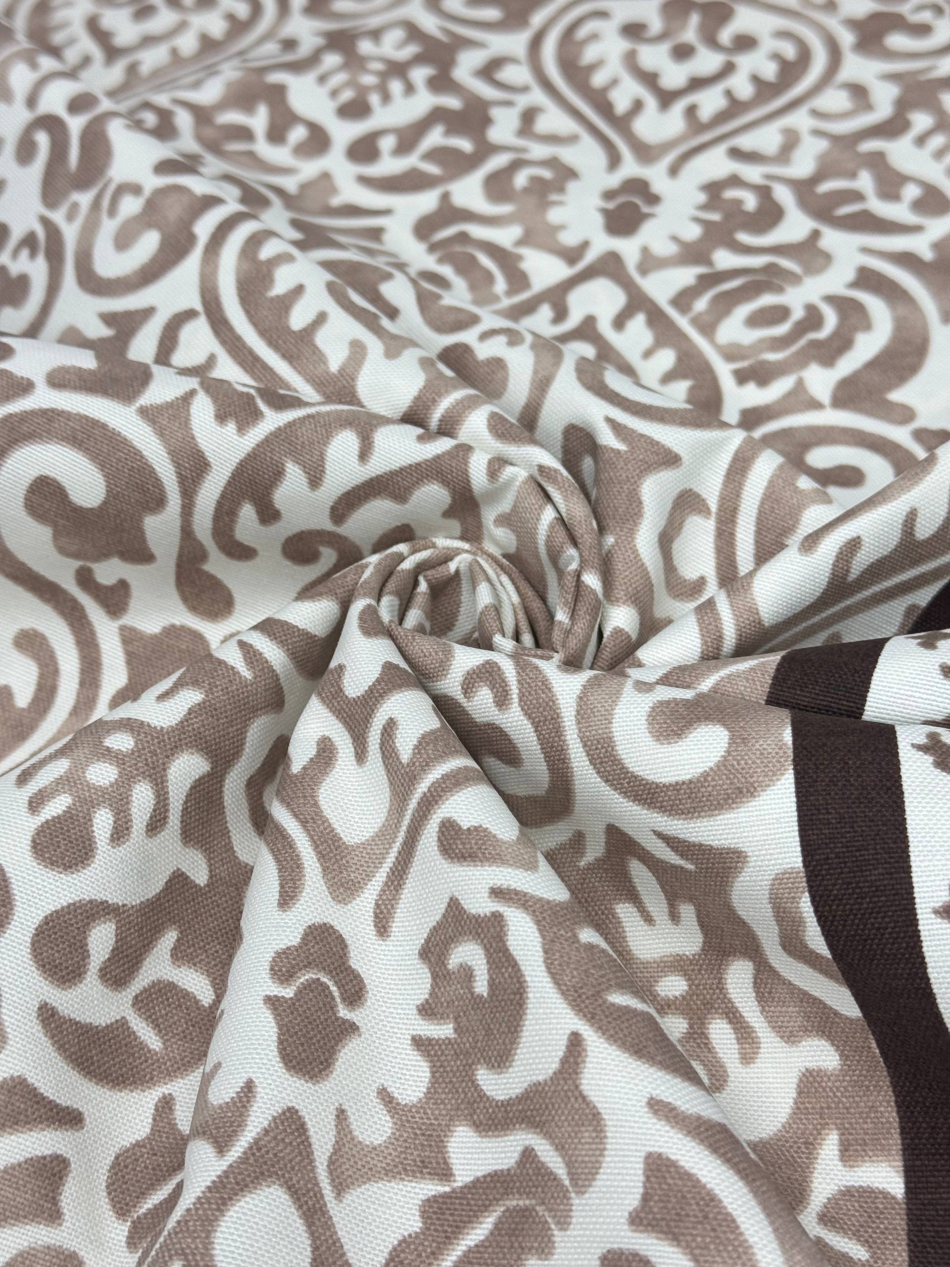 Black Checkered Duck Fabric - Duck Cloth