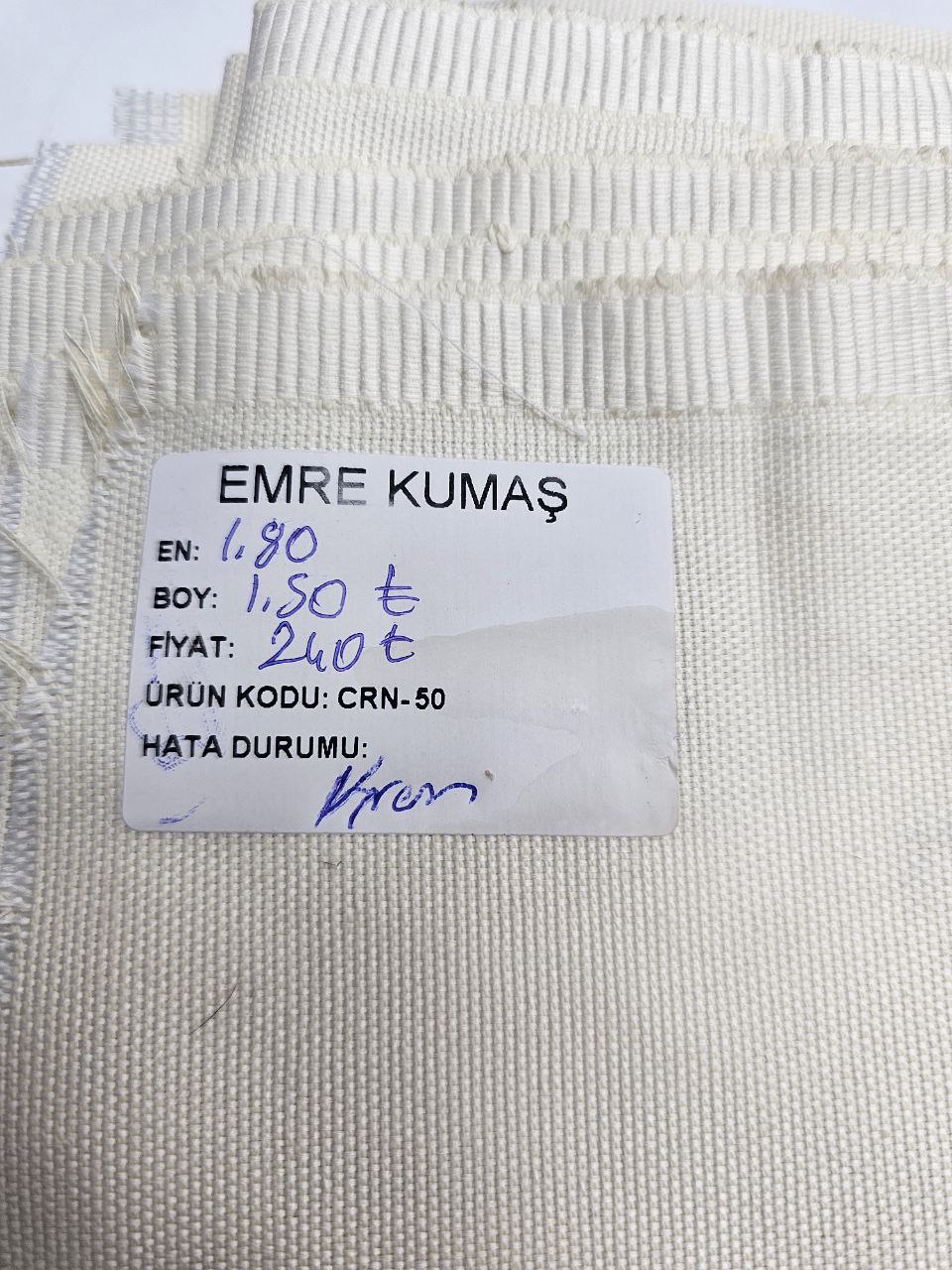 Düz Renk Duck Kumaş