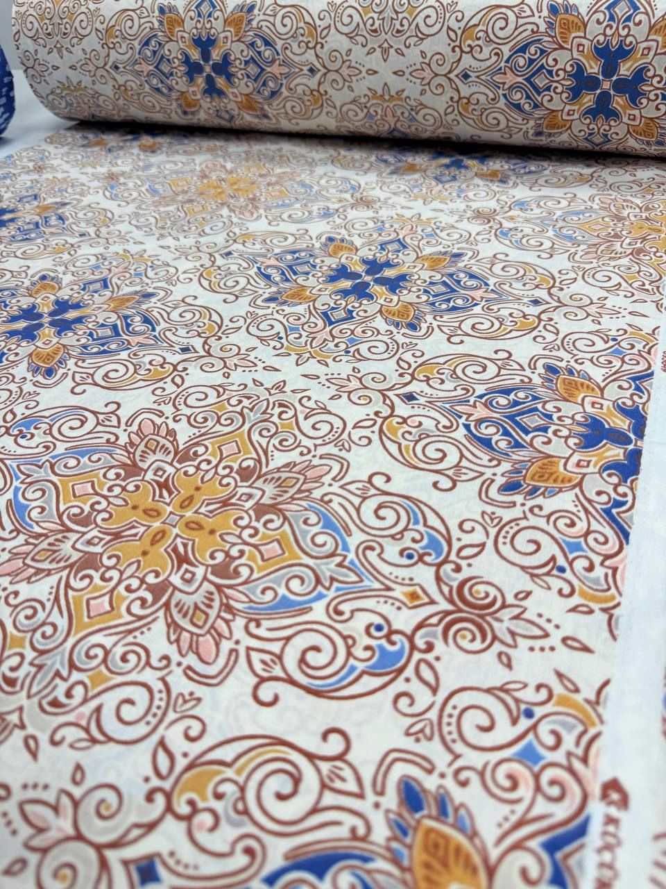 Premier Çini Motif Desen %100 Pamuk Nevresimlik Poplin Kumaş