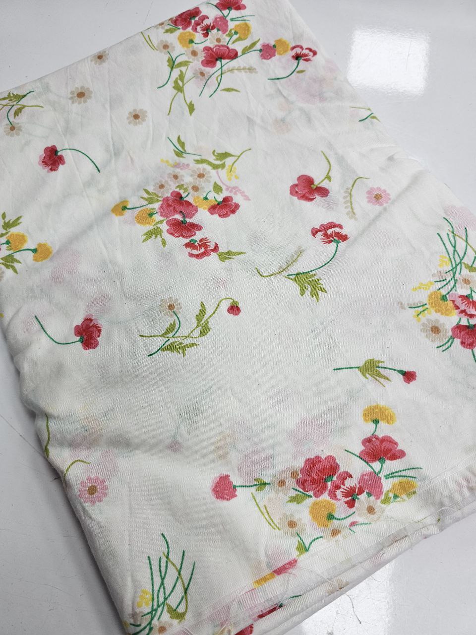 Desenli Nevresimlik Poplin Kumaş